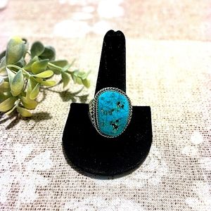 Navajo Turquoise Sterling Silver Ring